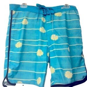 Hurley Phantom Block Party Palmera 18” Board Shorts 🩳 🏄‍♂️